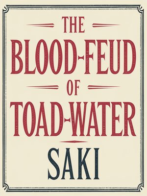 cover image of The Blood-Feud of Toad-Water